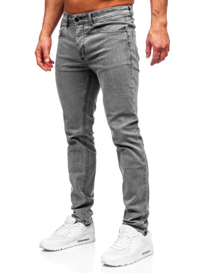 Графитни мъжки дънкови къси панталони slim fit Bolf MP0192GC