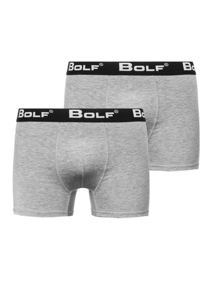 Сиви мъжки боксерки Bolf 0953-2P 2 PACK