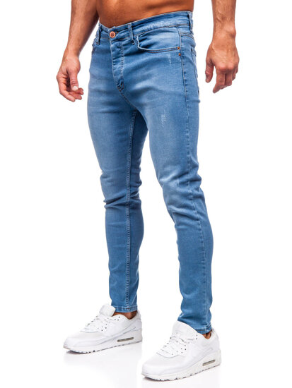 Сини мъжки дънки slim fit Bolf 6177