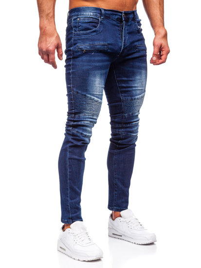 Сини мъжки дънки slim fit Bolf MP0029B