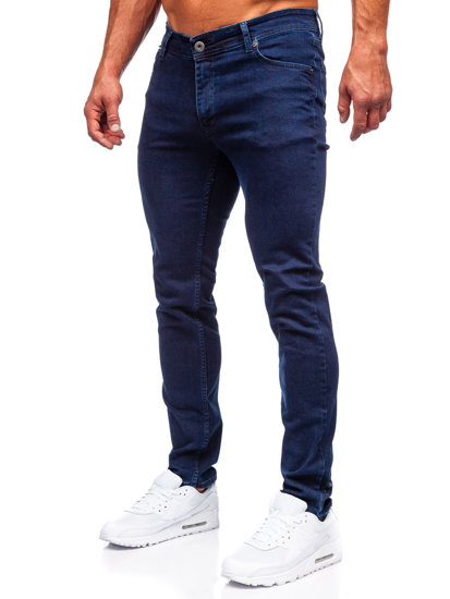 Тъмносини мъжки дънки slim fit Bolf 5054