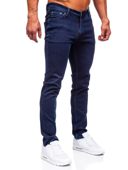 Тъмносини мъжки дънки slim fit Bolf 5054