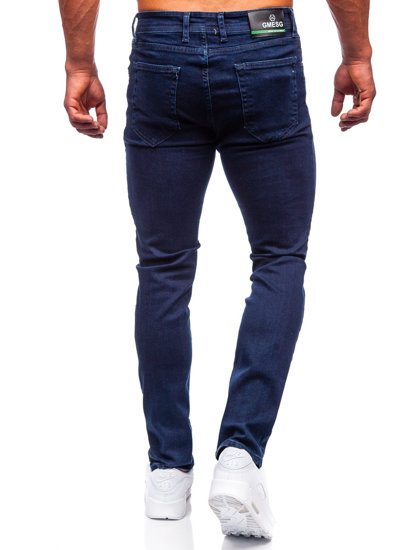 Тъмносини мъжки дънки slim fit Bolf 5054