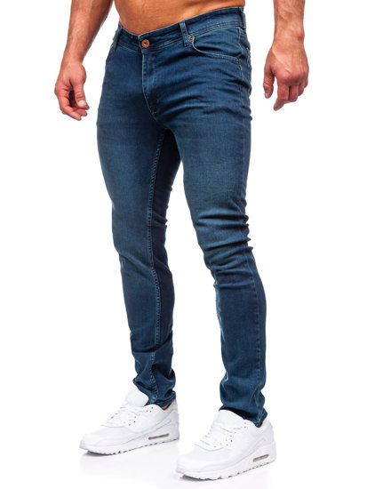 Тъмносини мъжки дънки slim fit Bolf 5066-2