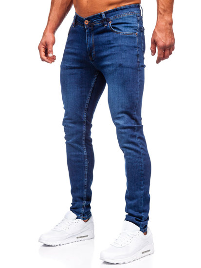 Тъмносини мъжки дънки slim fit Bolf 6147