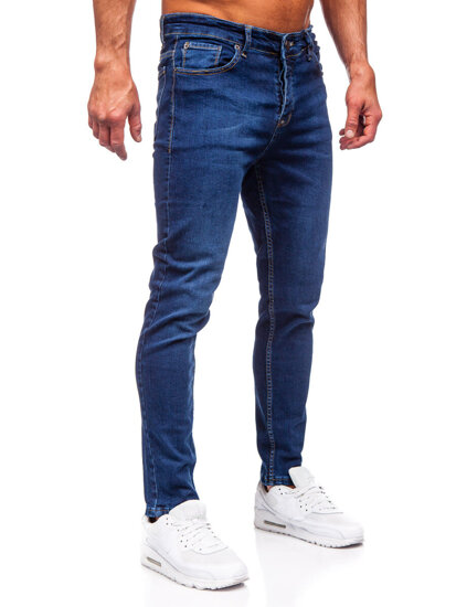 Тъмносини мъжки дънки slim fit Bolf 6290