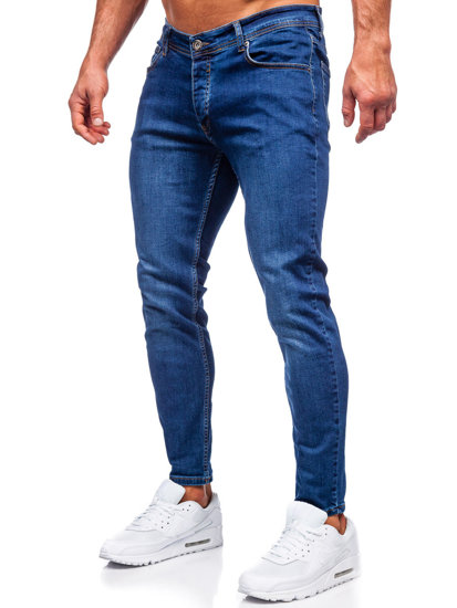 Тъмносини мъжки дънки slim fit Bolf R921