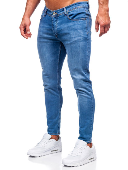 Тъмносини мъжки дънки slim fit Bolf R922