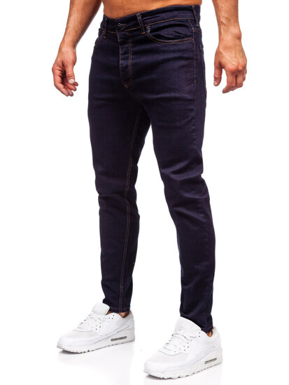 Тъмносин мъжки дънков панталон slim fit Bolf 5367