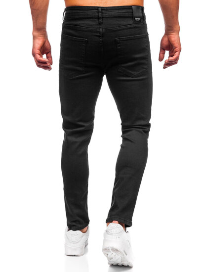 Черен мъжки дънков панталон slim fit Bolf 6382