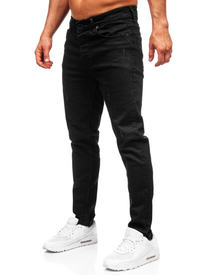 Черен мъжки дънков панталон slim fit Bolf 6495