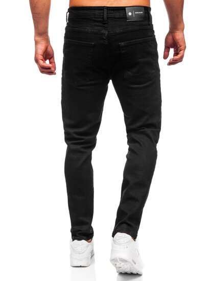 Черен мъжки дънков панталон slim fit Bolf 6495