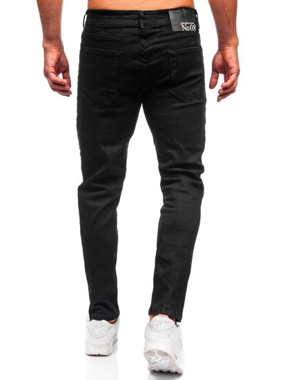 Черен мъжки дънков панталон slim fit Bolf 6675