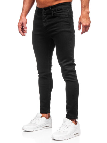 Черни мъжки дънки slim fit Bolf 6087