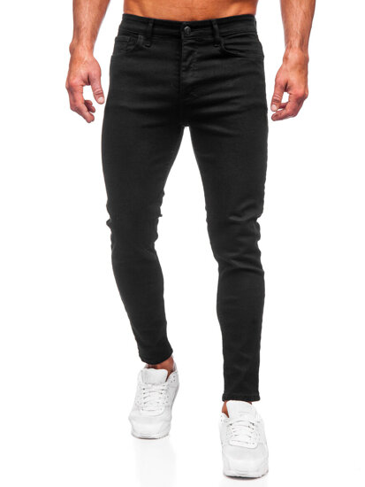 Черни мъжки дънки slim fit Bolf 6087