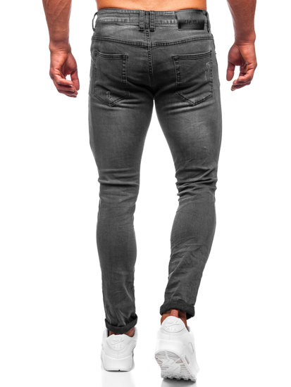 Черни мъжки дънки slim fit Bolf KS2081