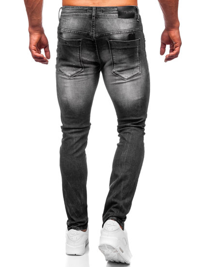 Черни мъжки дънки slim fit Bolf MP0001N