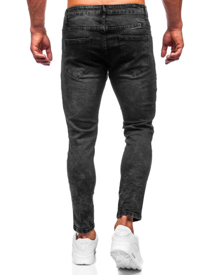 Черни мъжки дънки slim fit Bolf TF274