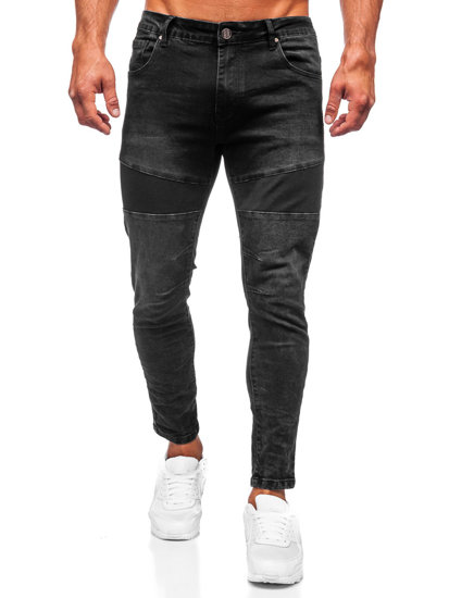 Черни мъжки дънки slim fit Bolf TF274