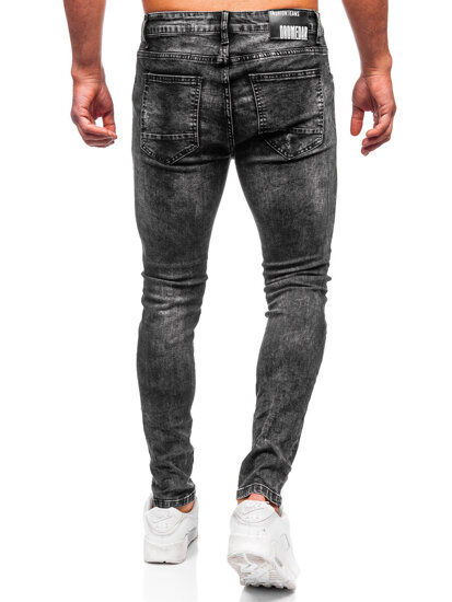 Черни мъжки дънки slim fit Bolf TF291