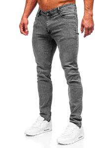 Графитени мъжки дънки slim fit Bolf 6597