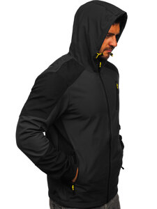 Графитено мъжко преходно яке softshell Bolf HSS040