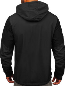 Графитено мъжко преходно яке softshell Bolf HSS040