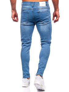 Сини мъжки дънки slim fit Bolf 6177