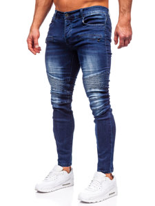 Сини мъжки дънки slim fit Bolf MP0029B