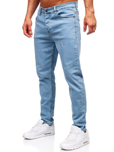 Сини мъжки дънкови панталони slim fit Bolf 6446