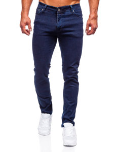 Тъмносини мъжки дънки slim fit Bolf 5054