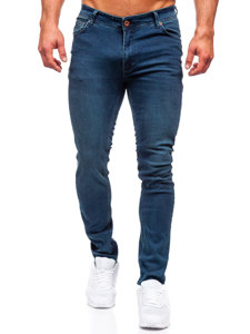 Тъмносини мъжки дънки slim fit Bolf 5066-2