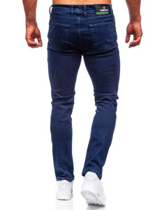 Тъмносини мъжки дънки slim fit Bolf 5066