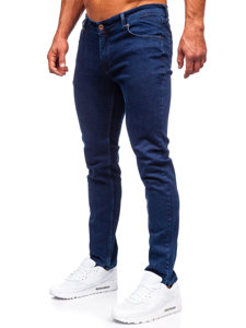 Тъмносини мъжки дънки slim fit Bolf 5066