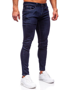 Тъмносини мъжки дънки slim fit Bolf MP003BS