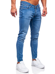 Тъмносини мъжки дънки slim fit Bolf R922