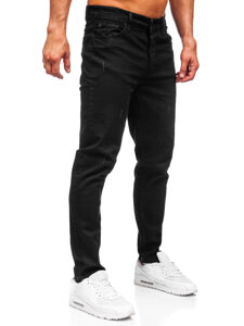 Черен мъжки дънков панталон slim fit Bolf 6495