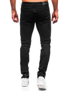 Черен мъжки дънков панталон slim fit Bolf MP0087N