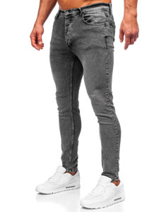 Черни мъжки дънки skinny fit Bolf R925-1