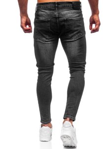 Черни мъжки дънки skinny fit Bolf R927