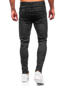 Черни мъжки дънки slim fit Bolf 6131