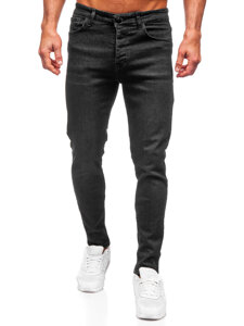 Черни мъжки дънки slim fit Bolf 6131