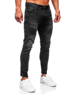 Черни мъжки дънки slim fit Bolf TF274