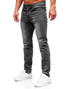 Черни мъжки дънкови къси панталони slim fit Bolf MP0174GS