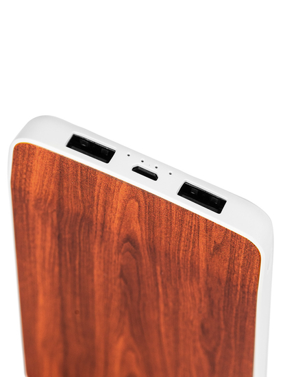 Кафяво преносимо зарядно 8000mAh J5