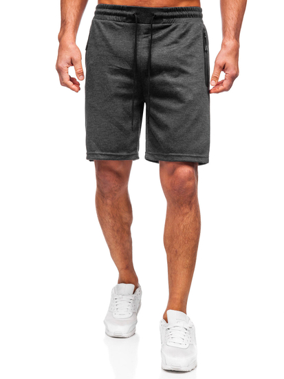 Графитен мъжки анцуг шорти Bolf 17K533