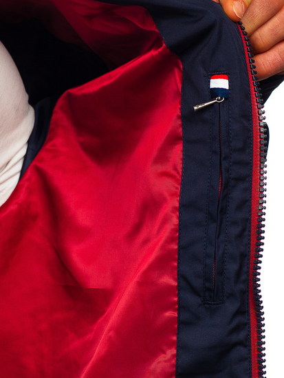 Мъжко преходно яке тъмносиньо Bolf 2060