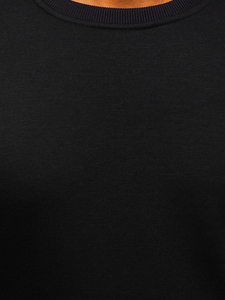 Мъжки суитшърт без качулка черен Bolf 2001