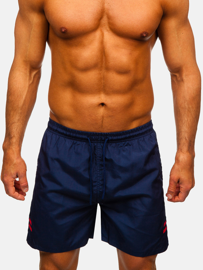 Тъмносини мъжки бански шорти Bolf QD29