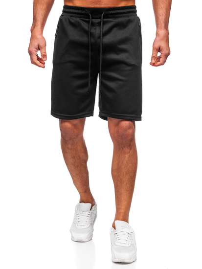 Черен мъжки спортен панталон Bolf 17K533